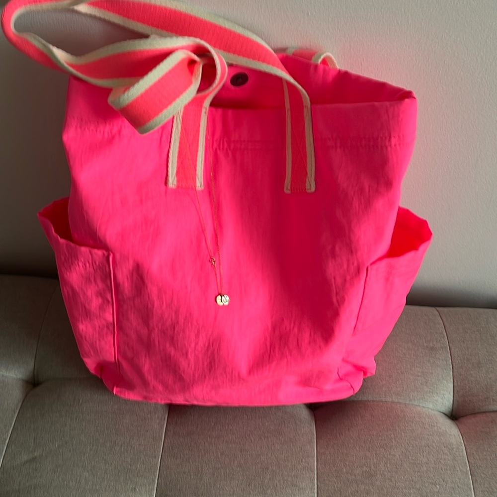 Bright pink bag
